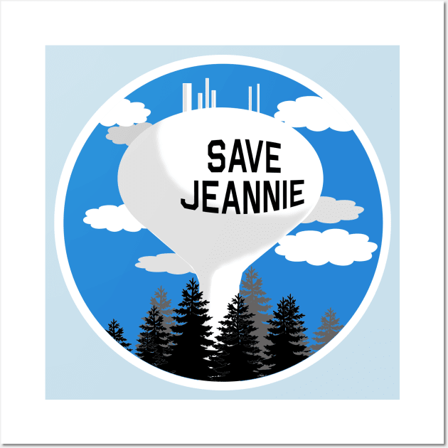 Save Jeannie Wall Art by PopCultureShirts